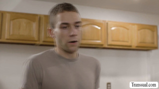 Busty MILF Syren De Mer analed by TS Ariel Demure