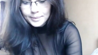 Naughty Secretary gets naked for you