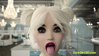 Horny FUTANARI Mistress Dominates Sexy Woman