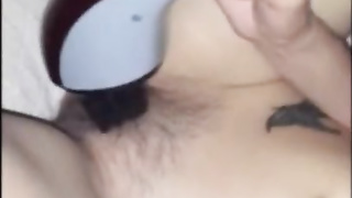 wonderful massage for my hairy pussy