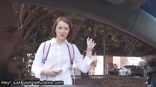 anal cute teen with nerdy glasses natalie porkman