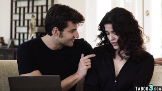 Petite babe fucked roughly by the IT guy