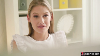 Guy ass fucking his two sexy secretaries