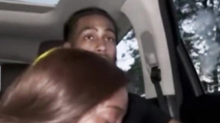 Ebony Slut Sucking BBC in Public