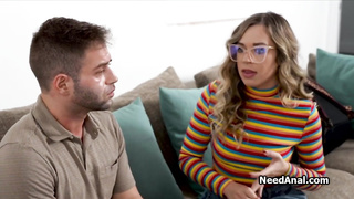 Anal reward for her nice deep throat