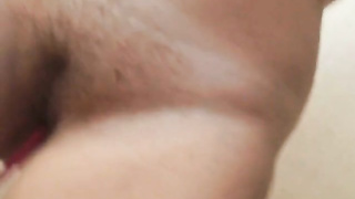 Naughty Chick with big tits fingering herself