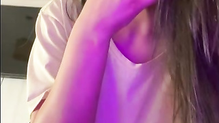 Sexy Gamer Girl Touching and Fingering