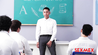 Pleasing teacher.