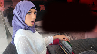 Virgin Arab teen stepsis tries to fit in