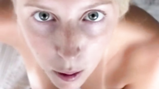 Big Tits Swedish Gets Huge Facial