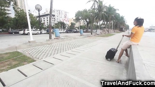 Fucking a Filipina Flight Attendant