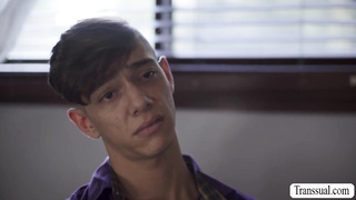 TS Ariel fucks friends fiancee in front of him