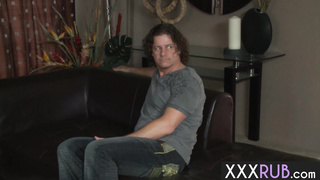 Hot Asian masseuse sucking big hard dick