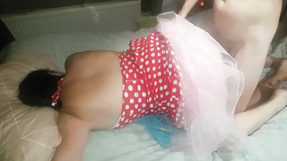 Party girl in sexy dress