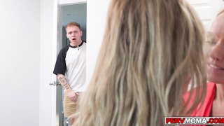 Caught my stepmom and stepaunt scissoring
