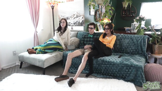 Parker sensually indulged on the table