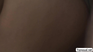 Ladyboy Itzel Saenz rides Steve Rickz hard cock