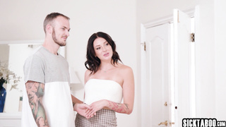 Lesbian watching MILF while fucking