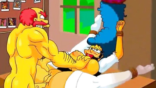 Marge Simpson cheating wife movie