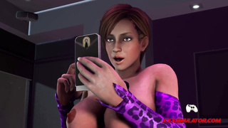 Curvy 3D Stepmom Dominates Big Dick Boy