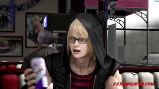 Curvy 3D Stepmom Dominates Big Dick Boy