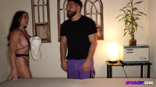 SHADY SPA Vanessa - Muscle Woman Blowjob