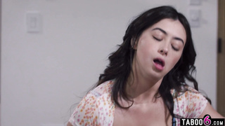 Sneaky sex for interracial teen couple