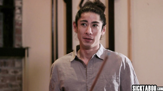 Horny big tits MILF fucks a big cock guy