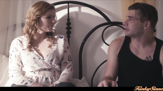 Tenant watching landlady fucking her guy