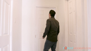 Hot daughter fucks her stepdad for her cam audience