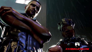 3D Hottie & Police Officers XX Threesome