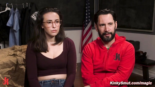 Dirty cop anal fucks bound evidence clerk