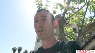 Big tits milf fucking random college guy