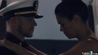 Stepson consoling his asian MILF stepmom