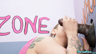 Kali Roses Knocks Out Two Big Black Gloryhole Cocks