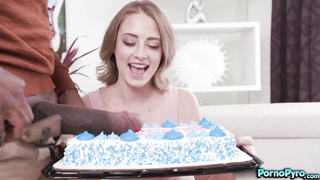 Slender Kyler Quinn Sucks On 2 Old BBCs