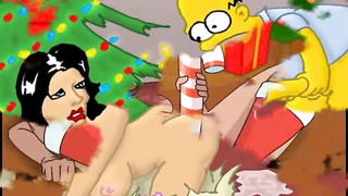 New Year 2024 and Xmas famous toons