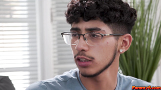 LUcky stud gets to titty fuck wifes stepmom