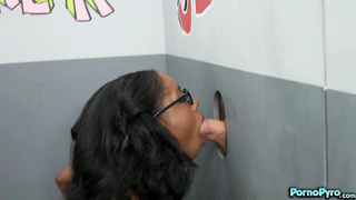 Anne Amari Sucks 2 Big White Dicks