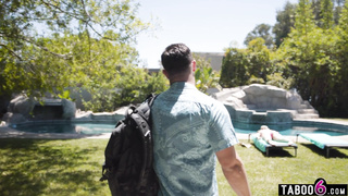 Pool service has latina MILF client