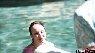 Pool service has latina MILF client