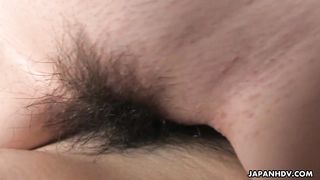 Chinese breezy with a furry vagina getting plowed by her fellow