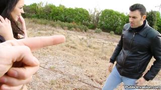 Claudia luvs to shag outdoor