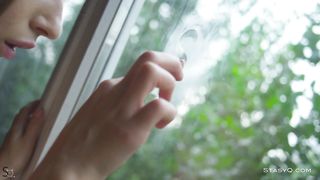 Undress on the window