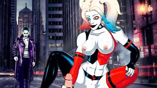 Harley Quinn and Joker hentai