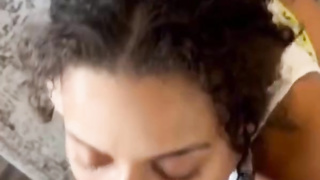 Lightskin Babe Deepthroat Blowjob