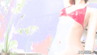 JAV888 Nozomi Aso gets creampied by her new boyfriend