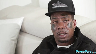 Adira Allure Has Threeway With Two Black Dicks