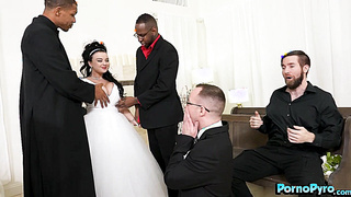 Bride Payton Preslee Gets Fucked By BBCs