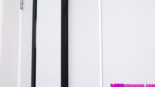 Teen enjoying mature cocks at the same time